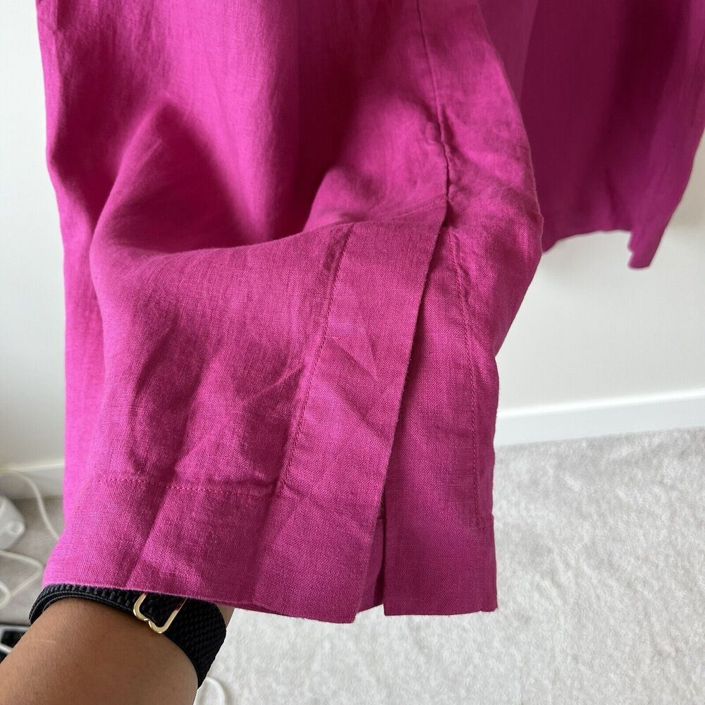Athleta Retreat Wide Leg Linen Pants Pink Travel Women’s Size 3X NWT’s - Picture 13 of 15